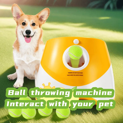 Lanzador Automático de Pelotas para Perros — Interactivo