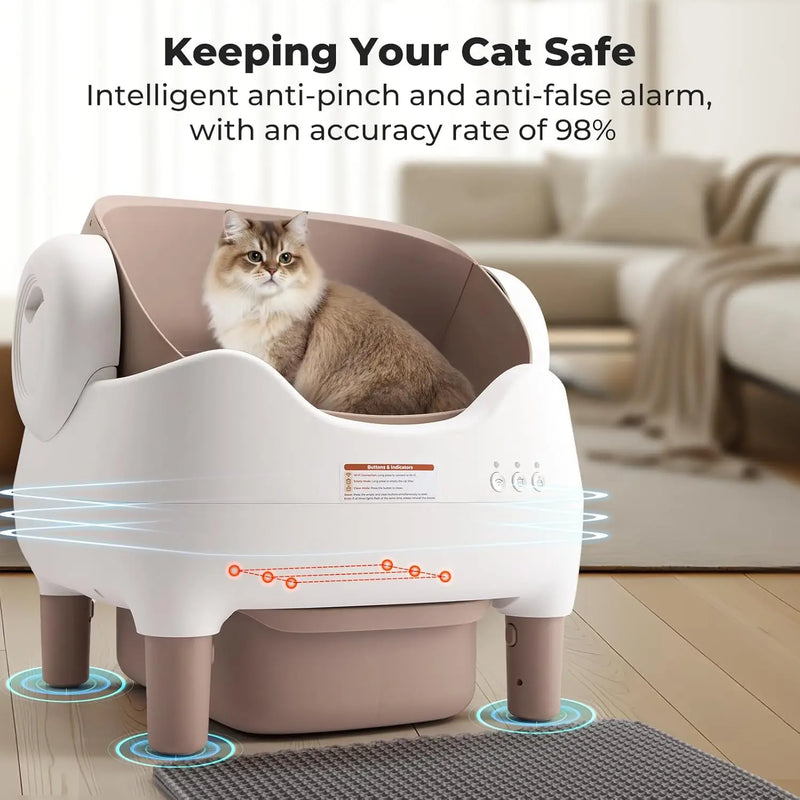 Arenero Autolimpiante Automático para Gatos