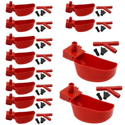 Bebederos Automáticos para Codornices y Aves — Pack