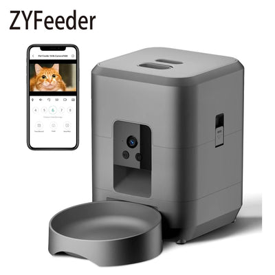Comedero Automático WiFi con Cámara para Mascotas — 2L